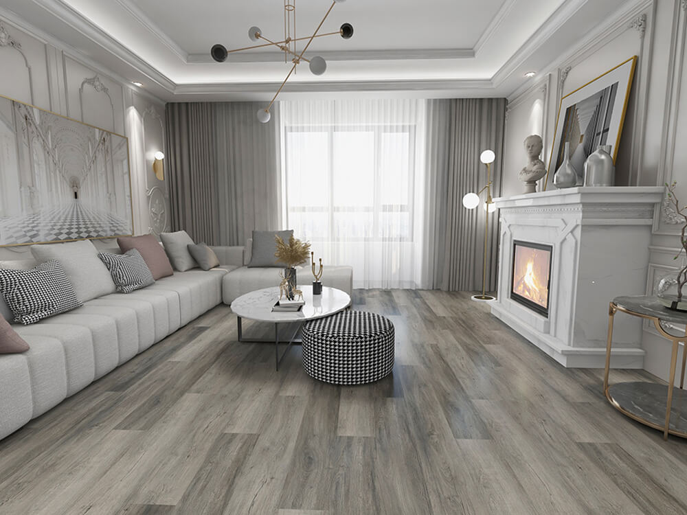 Revêtement de sol LVT à dos sec Revêtement de sol LVT à dos sec