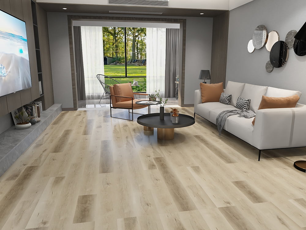 Revêtement de sol LVT à dos sec